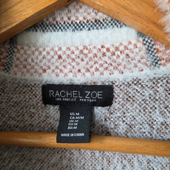 EUC RACHEL ZOE SUPER SOFT PLAID BUTTONED SHACKET SIZE M - Picture 10 of 13